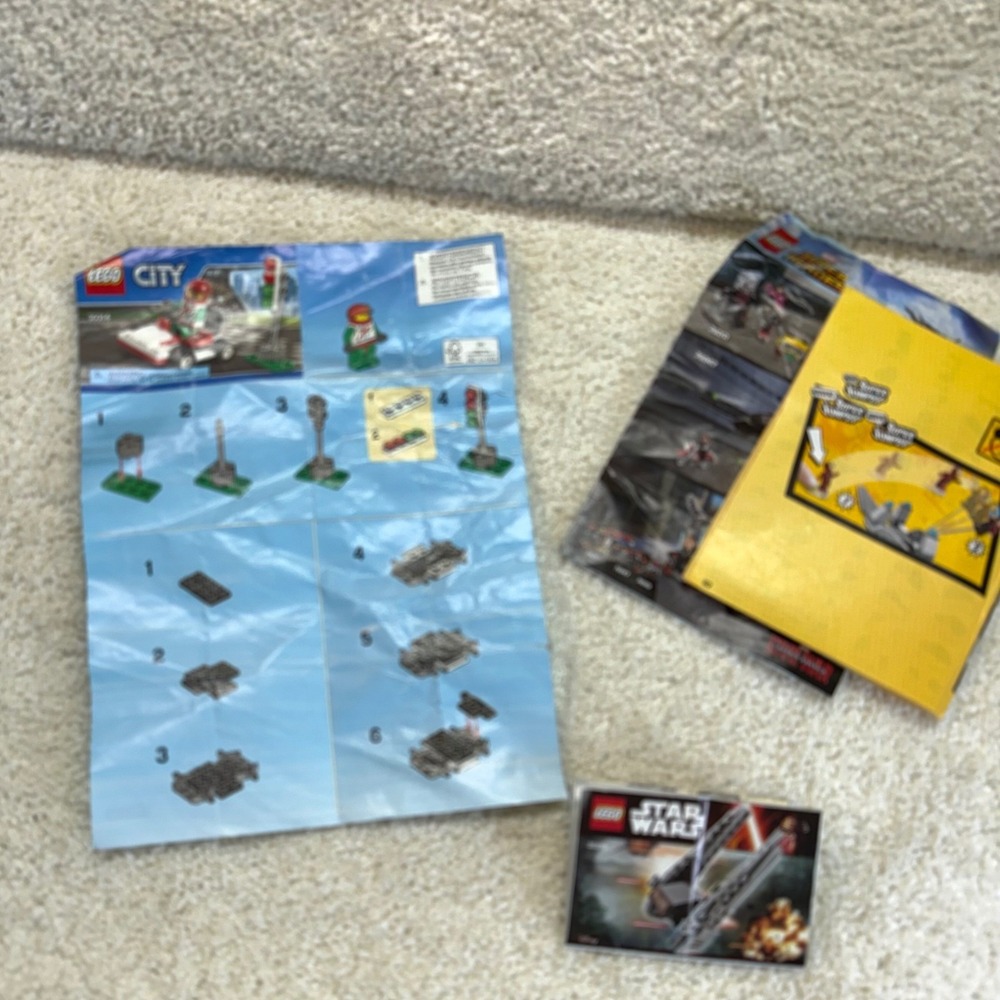 LEGO Instruction Manuals Lot Star Wars‎ 30279 Marvel 76051 City 30314 Booklets - Picture 4 of 4